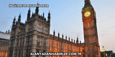 İngiltere'de Aylık Giderler
