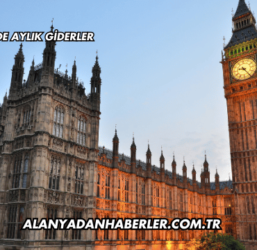 İngiltere'de Aylık Giderler