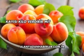 Kayısı Kilo Verdirir mi?