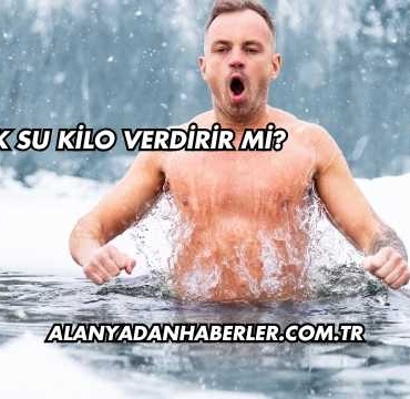 Soğuk Su Kilo Verdirir mi?